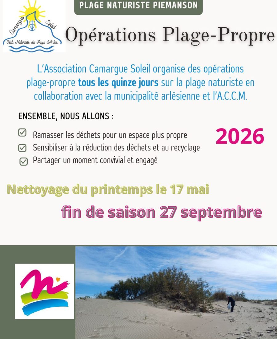 OPERATIONS PLAGE PROPRE 2026